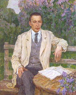 Сергей Рахманинов в Ивановке (худ. Е. Рябинский)